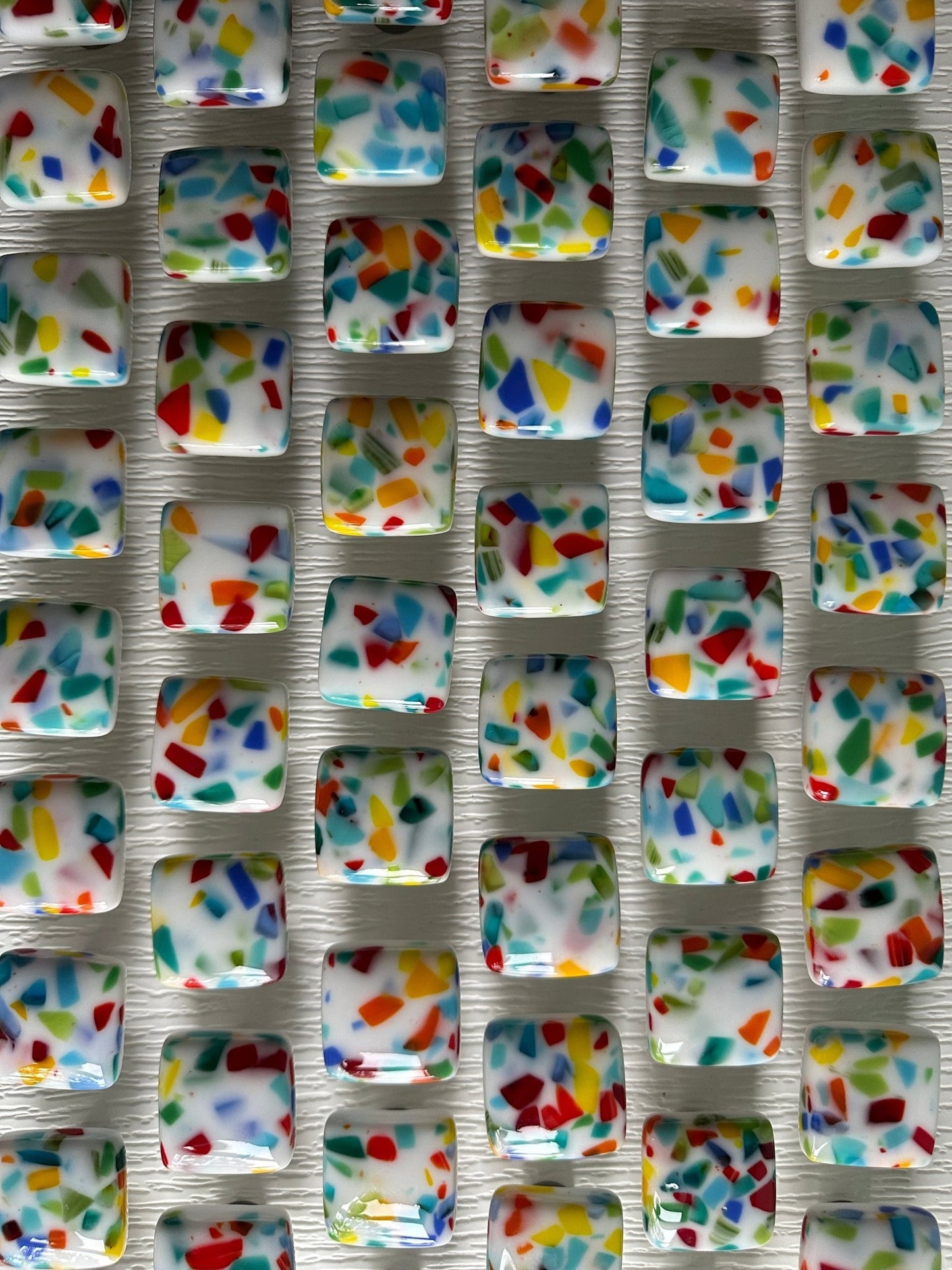 Confetti - Custom Glass Cabinet Knobs - Ann Ivory Studios