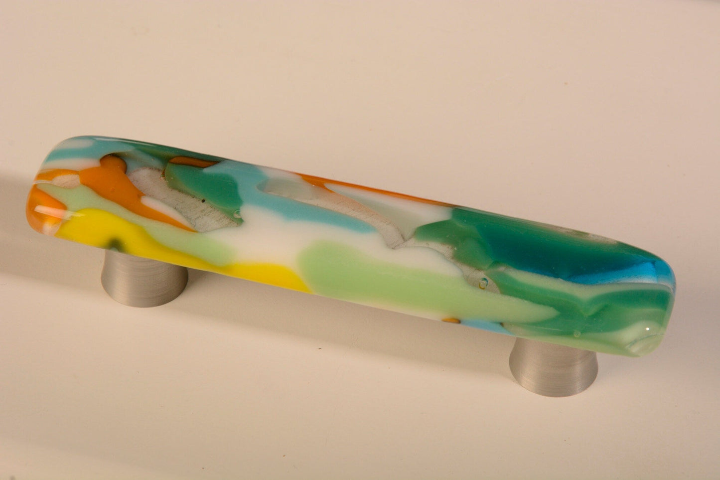 Festival - Custom Glass Cabinet Knob and Pull - Ann Ivory Studios