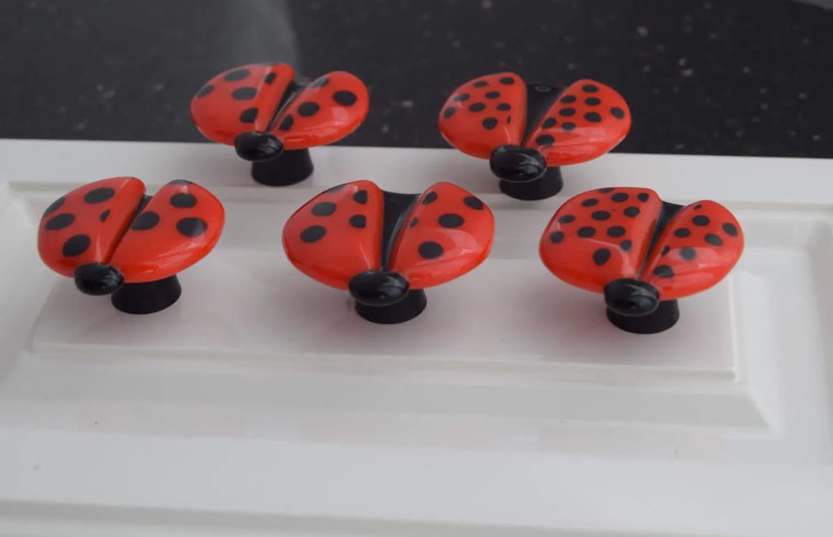 Red Ladybug Knob