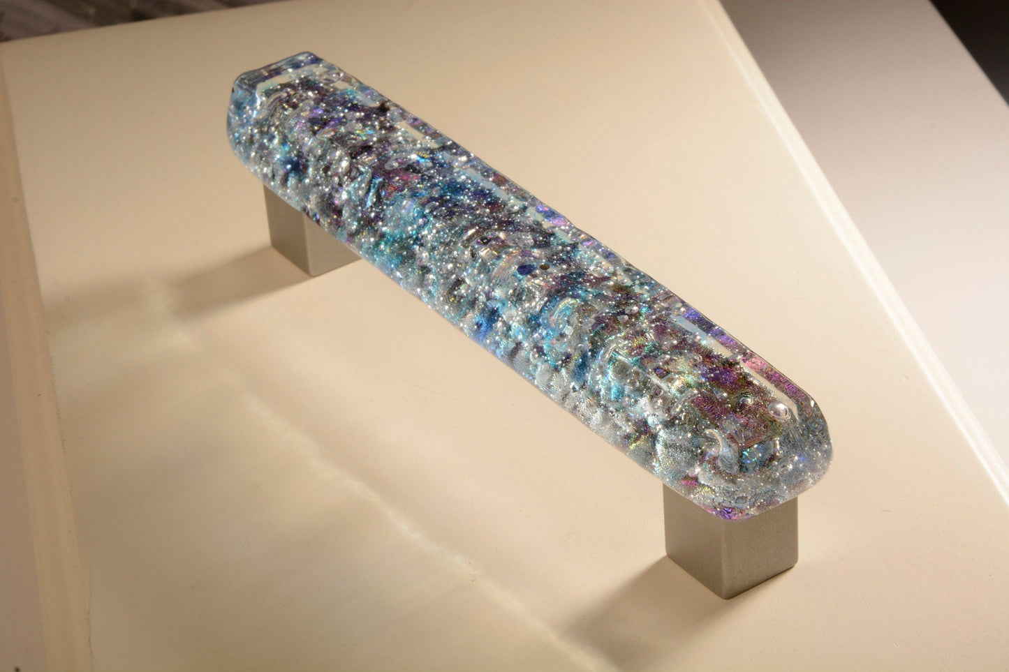 Mermaid - Custom Glass Cabinet Knob and Pull - Ann Ivory Studios