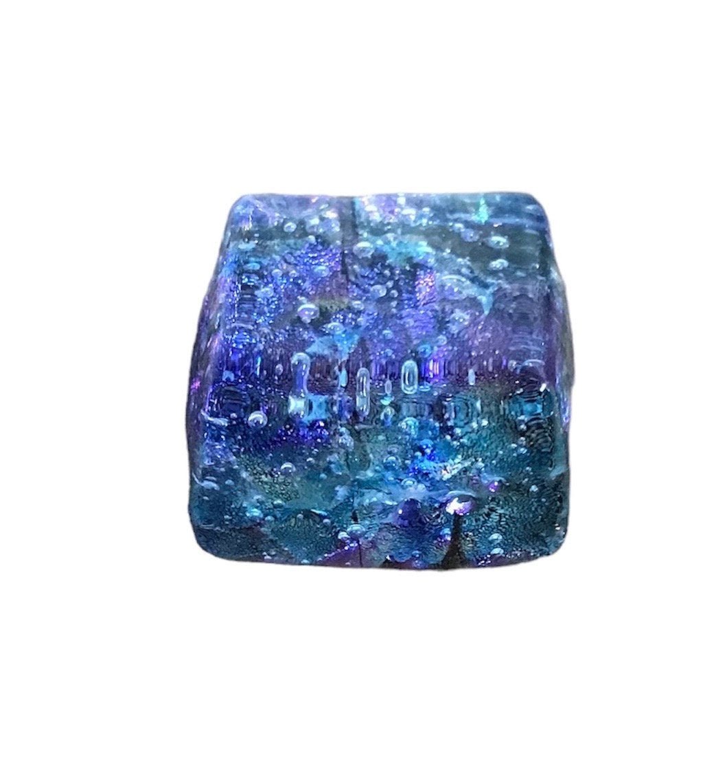Mermaid - Custom Glass Cabinet Knob and Pull - Ann Ivory Studios