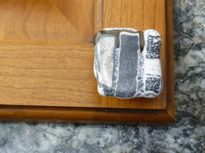 Metallic Melts - Custom Glass Cabinet Knob - Ann Ivory Studios