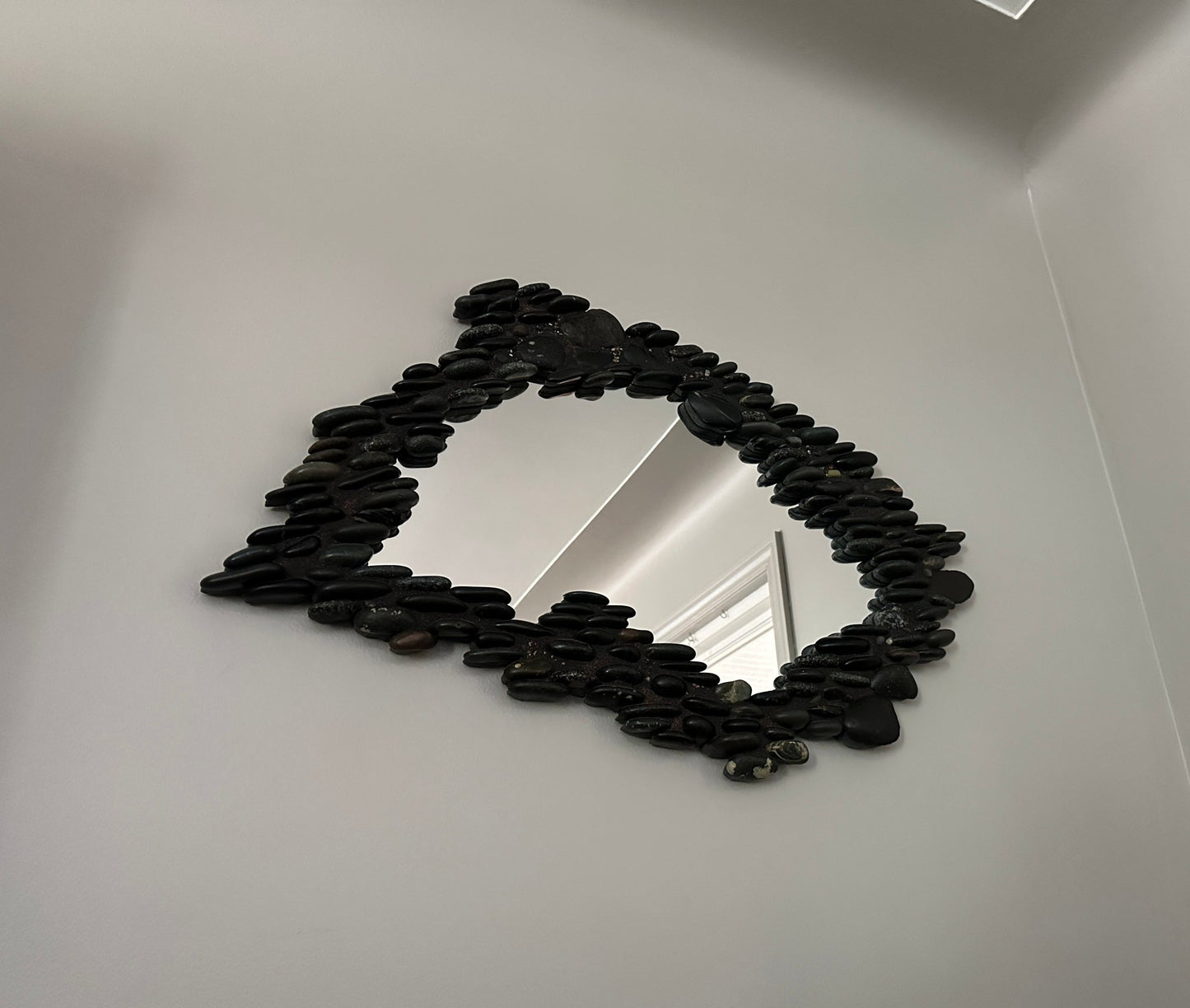 Mosaic Rock Mirror - Ann Ivory Studios