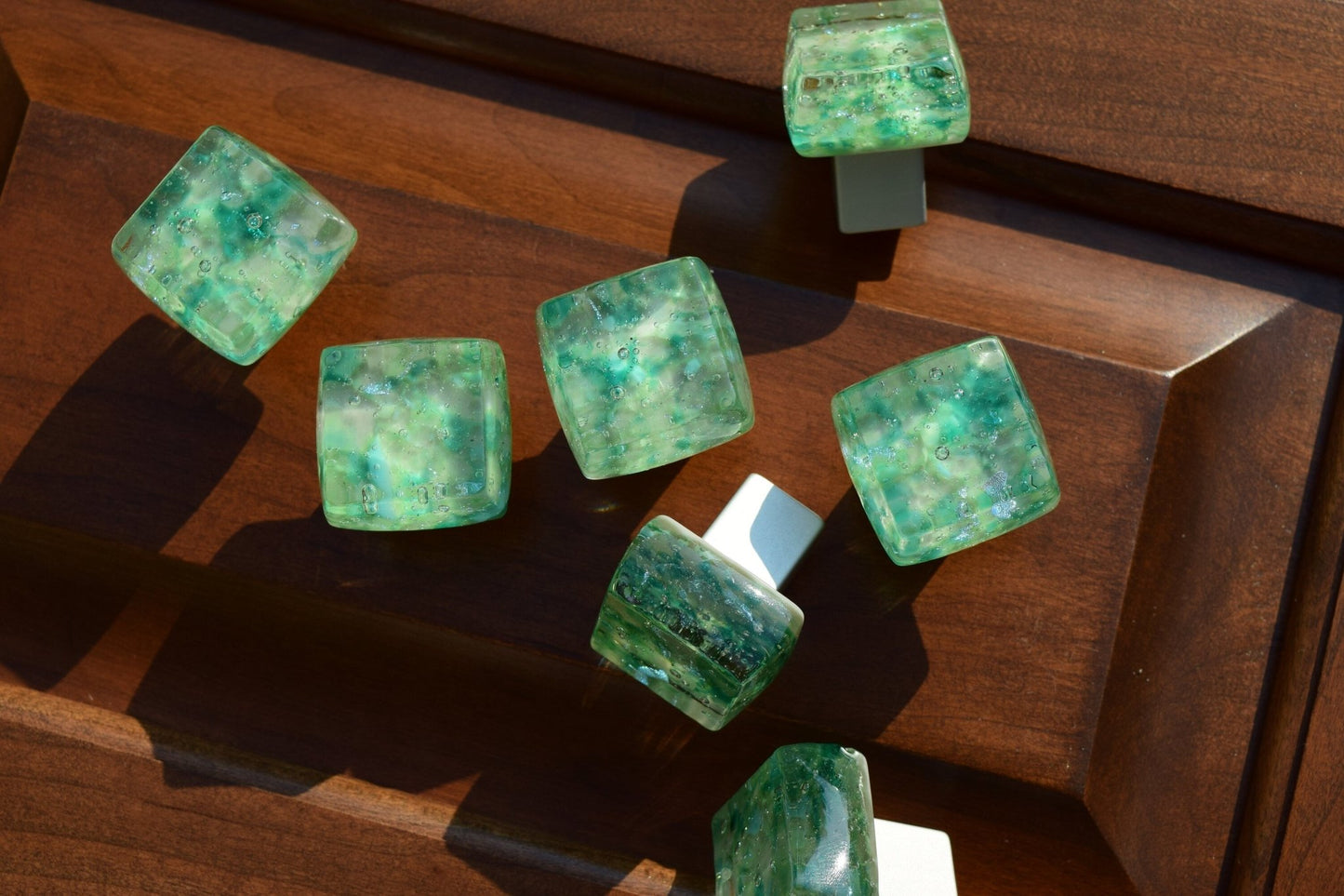 North Shore - Custom Glass Cabinet Knob - Ann Ivory Studios