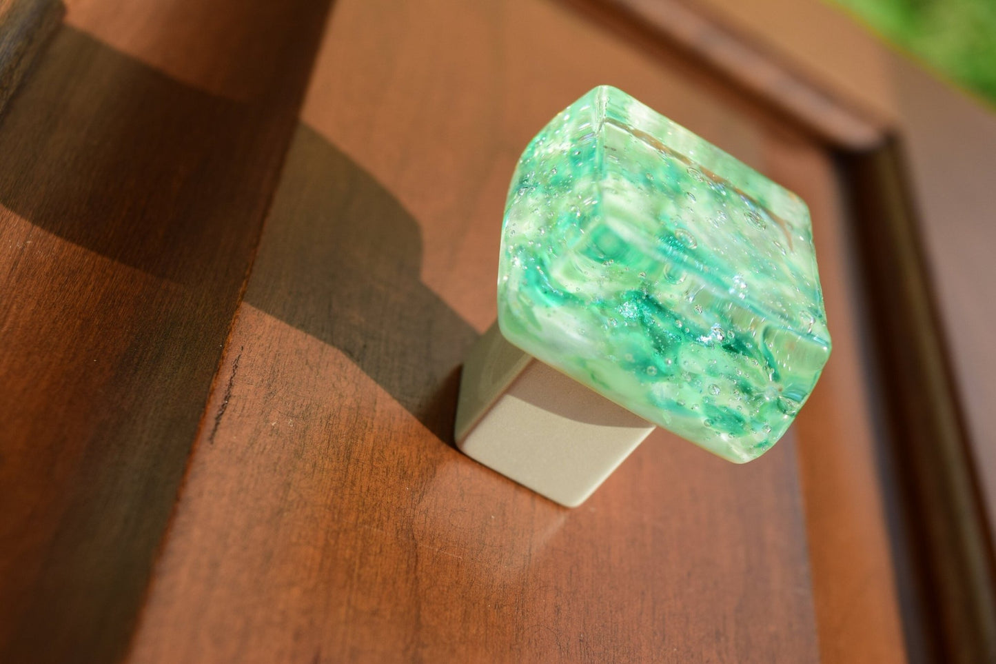 North Shore - Custom Glass Cabinet Knob - Ann Ivory Studios