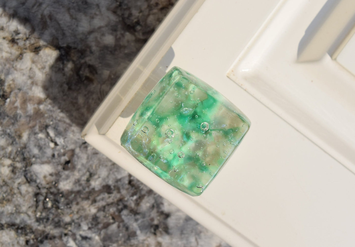 North Shore - Custom Glass Cabinet Knob - Ann Ivory Studios