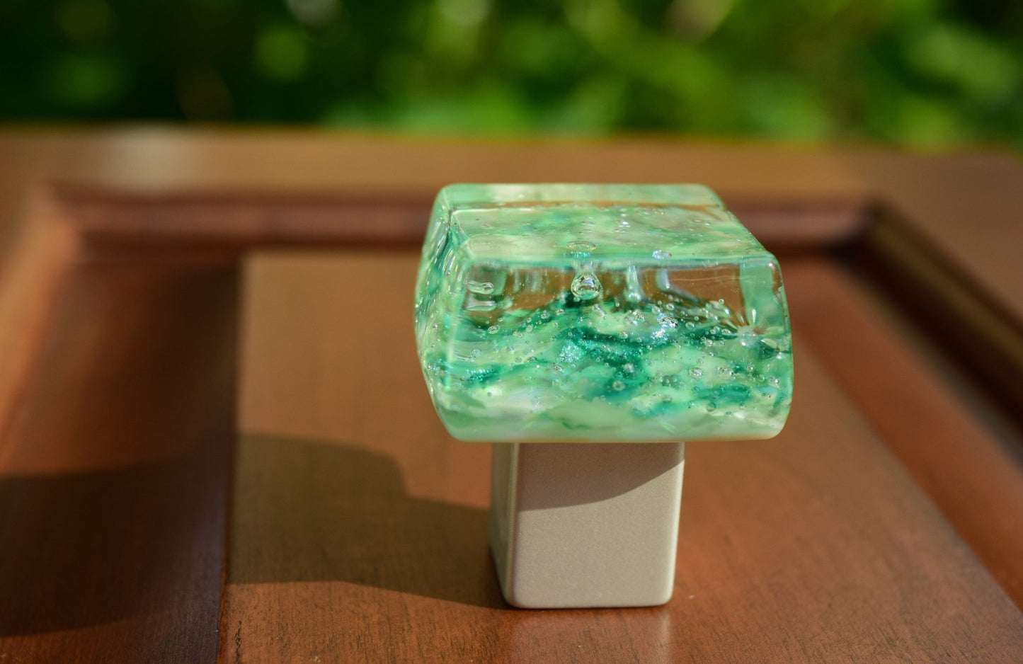 North Shore - Custom Glass Cabinet Knob - Ann Ivory Studios