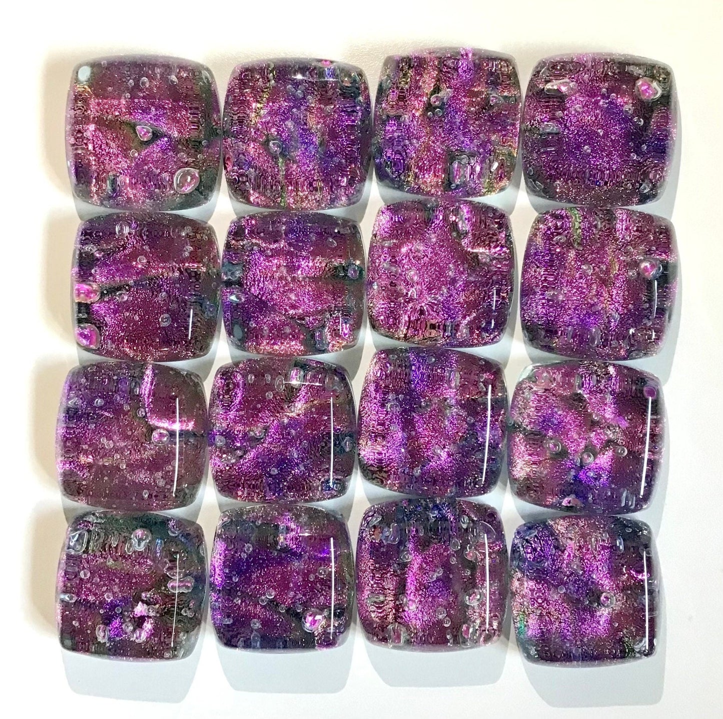 Pinks - Custom Glass Cabinet Knob - Ann Ivory Studios