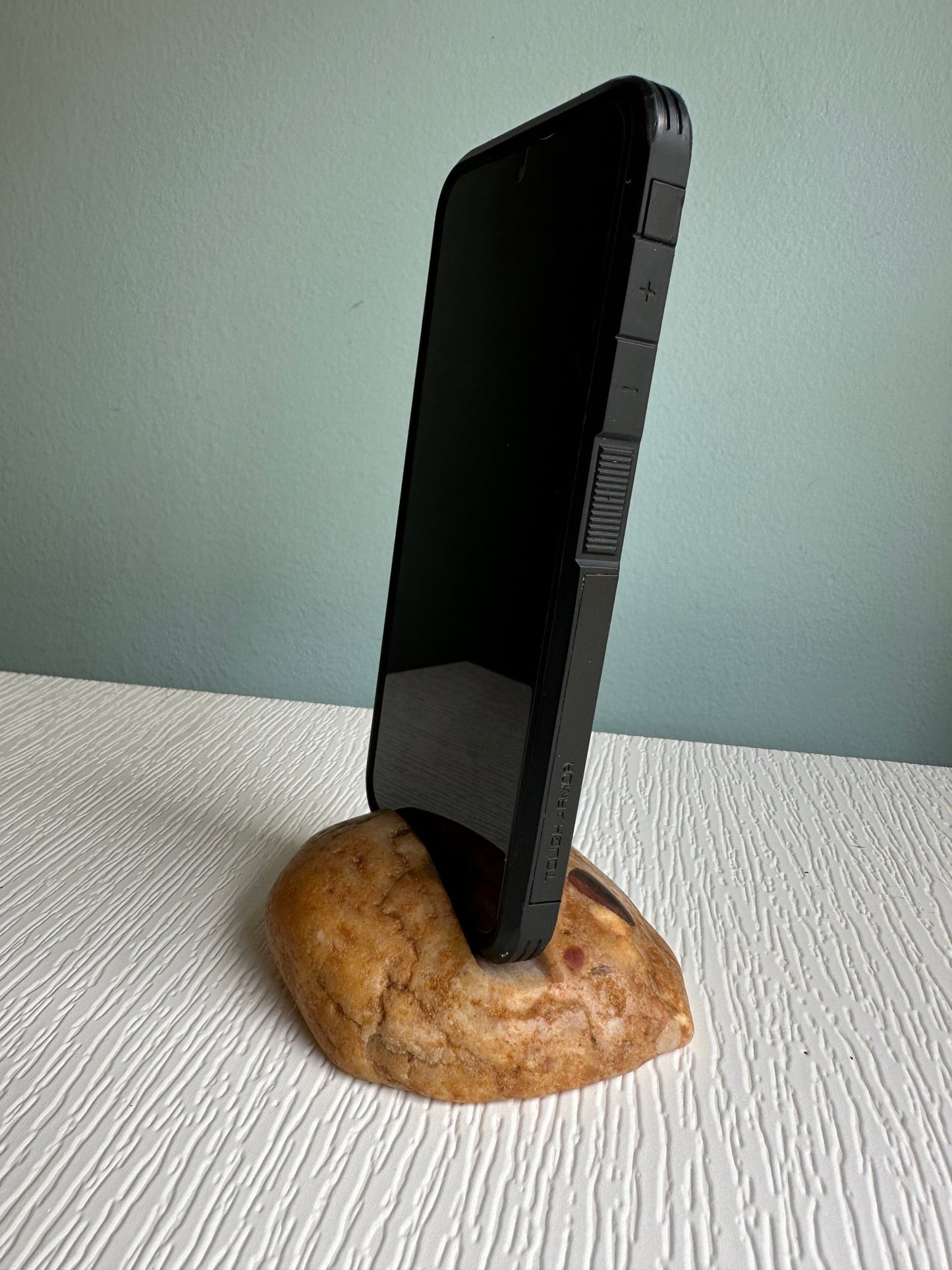 Pudding Stones - Michigan Natural Stone Phone Holders - Ann Ivory Studios