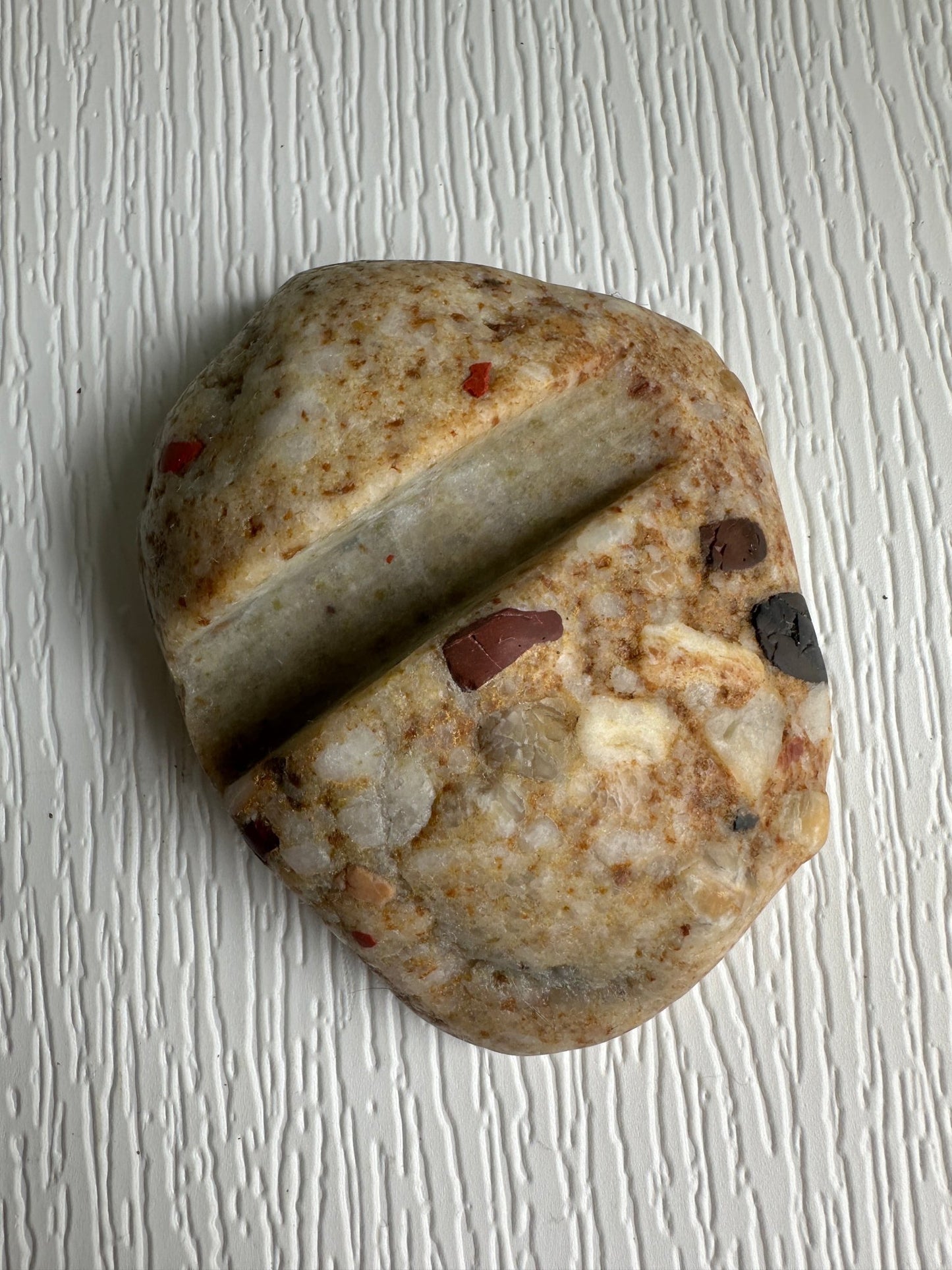 Pudding Stones - Michigan Natural Stone Phone Holders - Ann Ivory Studios