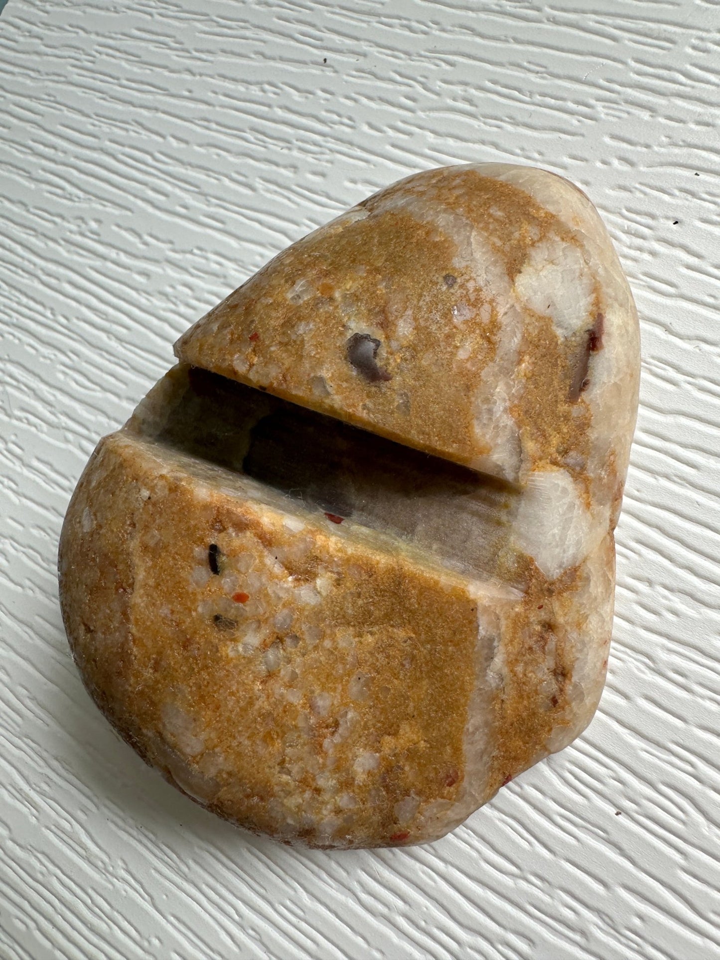 Pudding Stones - Michigan Natural Stone Phone Holders - Ann Ivory Studios