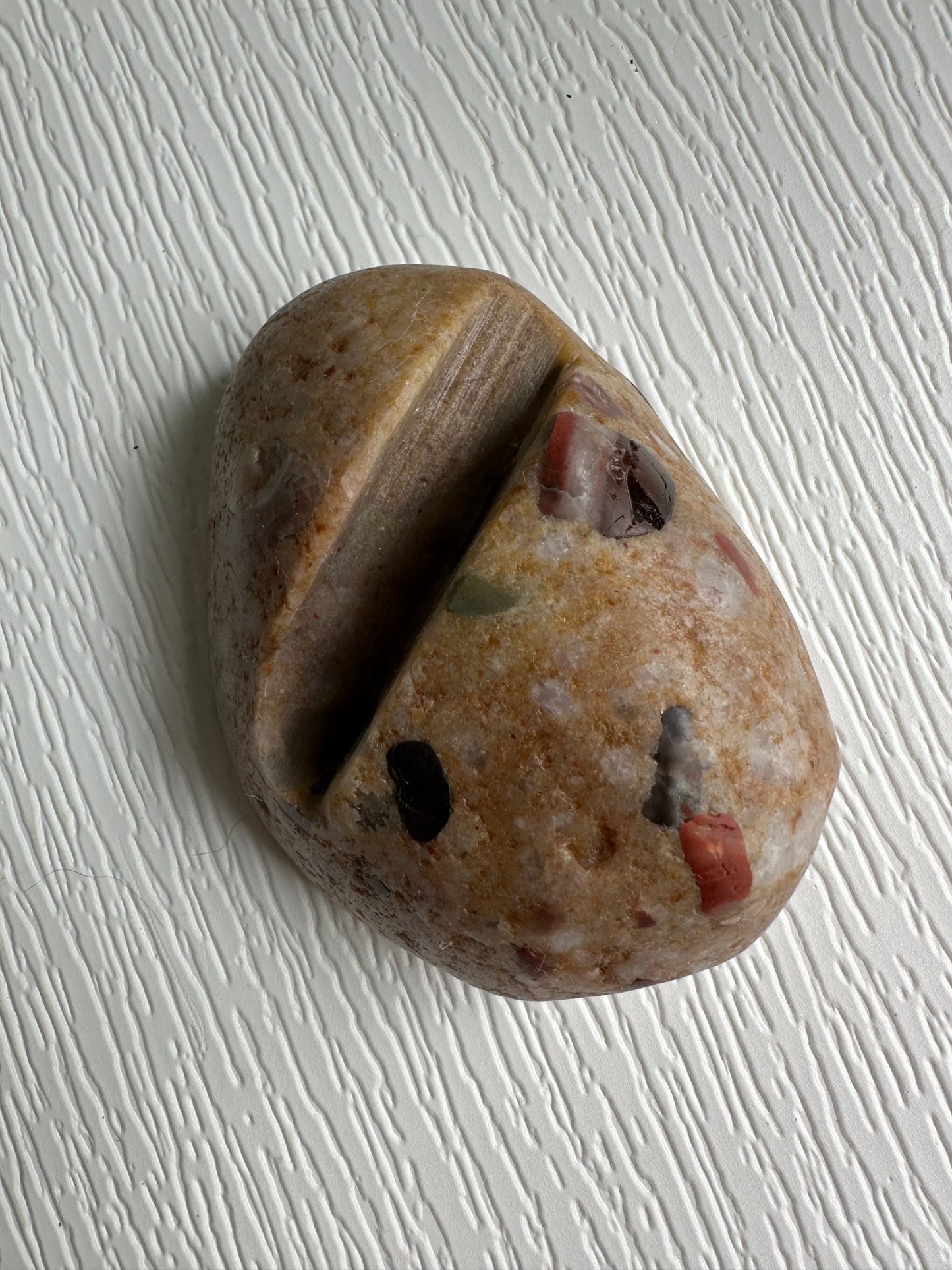 Pudding Stones - Michigan Natural Stone Phone Holders - Ann Ivory Studios