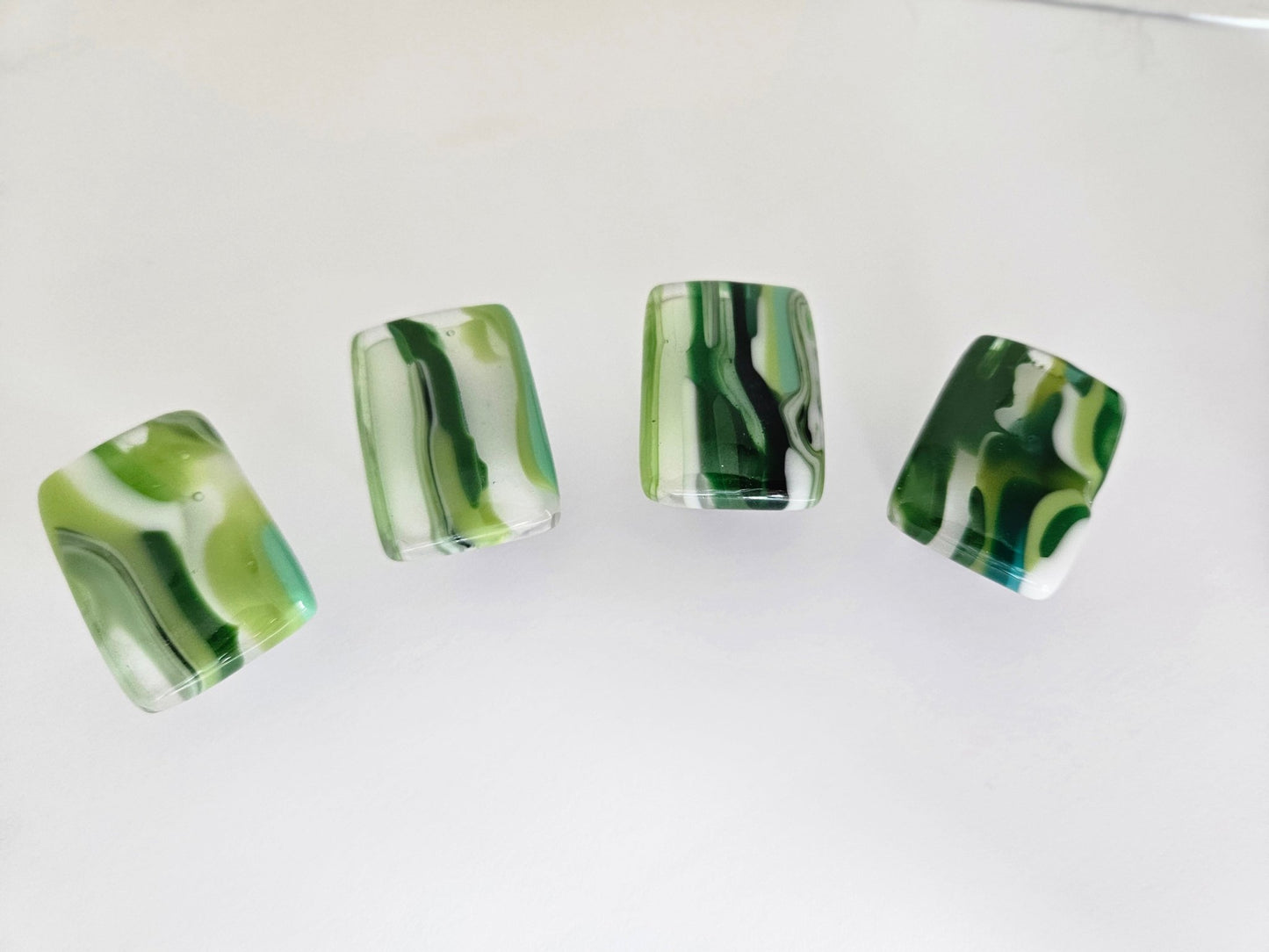 Raingarden - Custom Glass Cabinet Knobs - Ann Ivory Studios