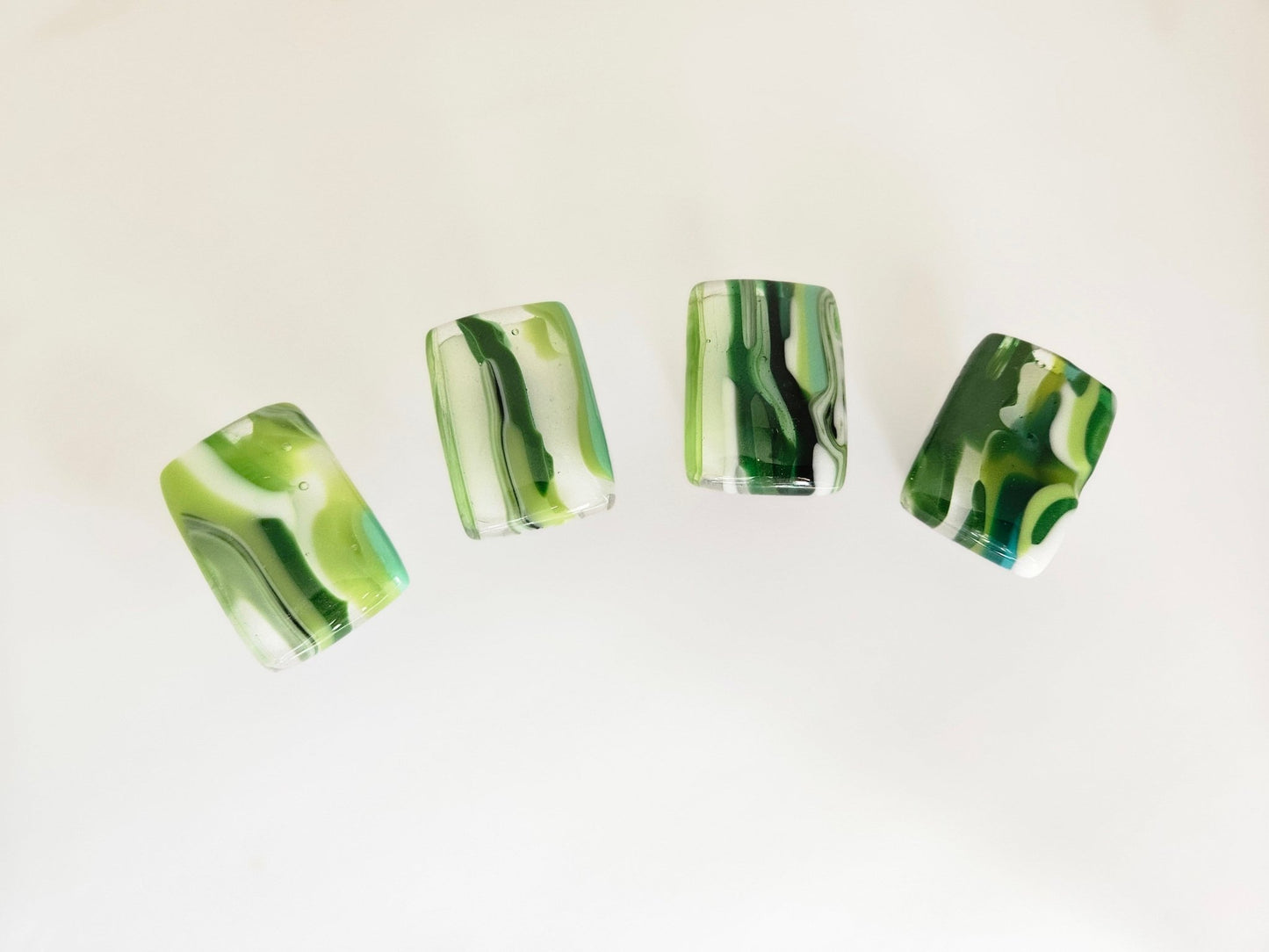 Raingarden - Custom Glass Cabinet Knobs - Ann Ivory Studios