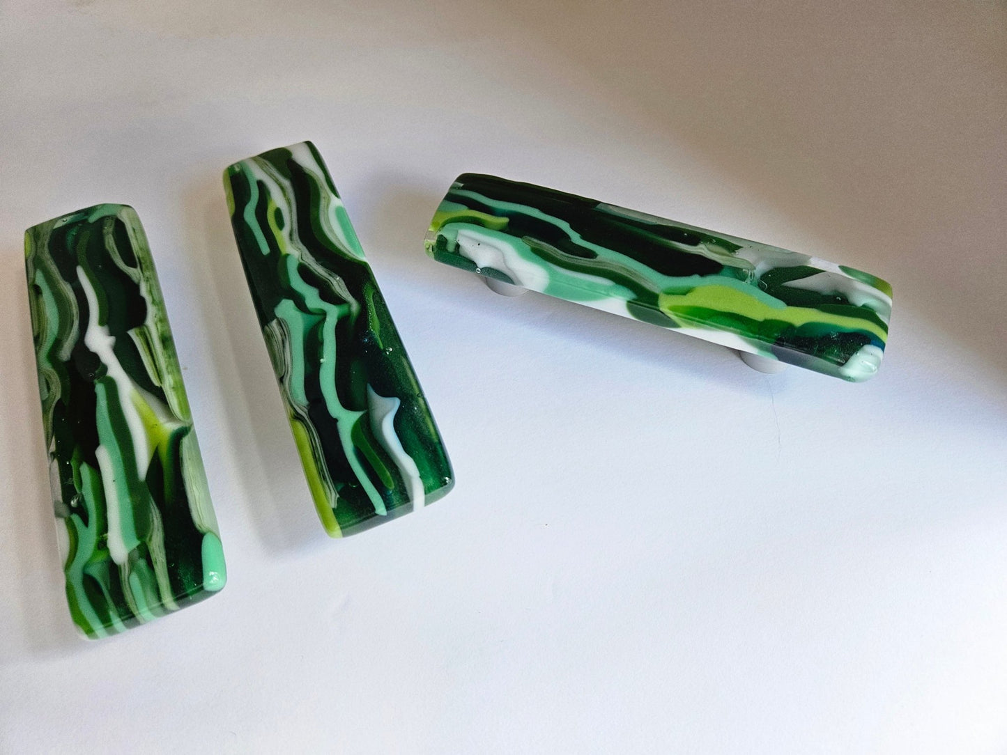 Raingarden - Custom Glass Cabinet Knobs - Ann Ivory Studios