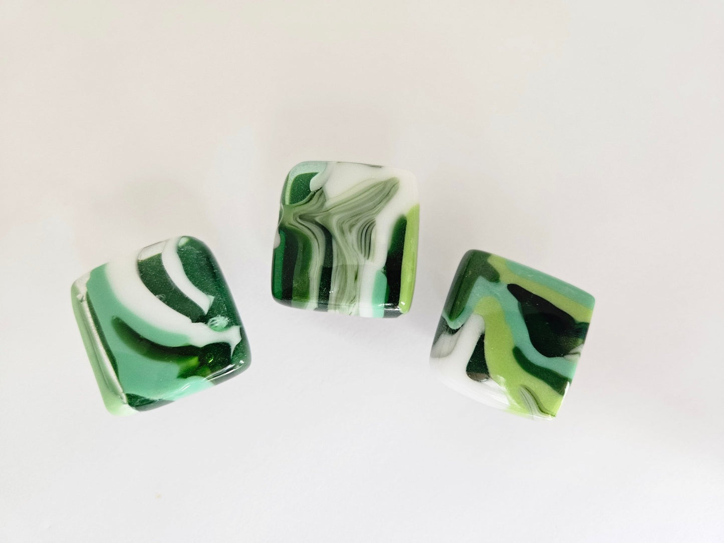 Raingarden - Custom Glass Cabinet Knobs - Ann Ivory Studios