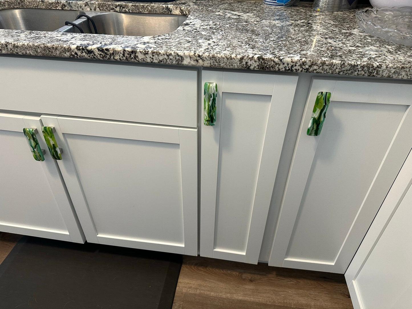 Raingarden - Custom Glass Cabinet Knobs - Ann Ivory Studios