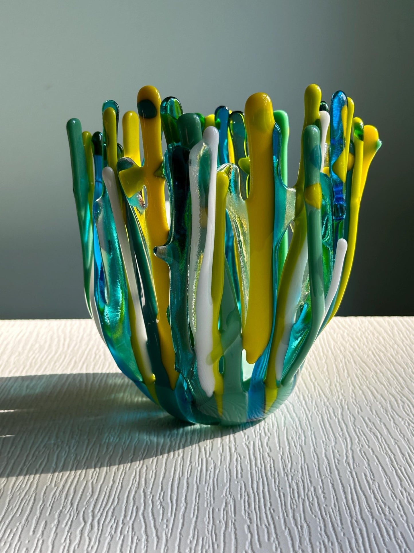 Seagrass Glass Vase - Ann Ivory Studios