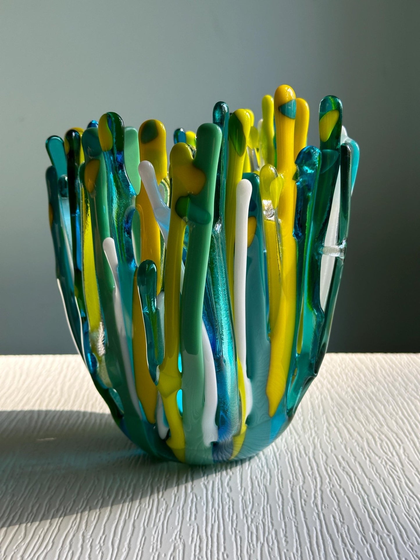 Seagrass Glass Vase - Ann Ivory Studios