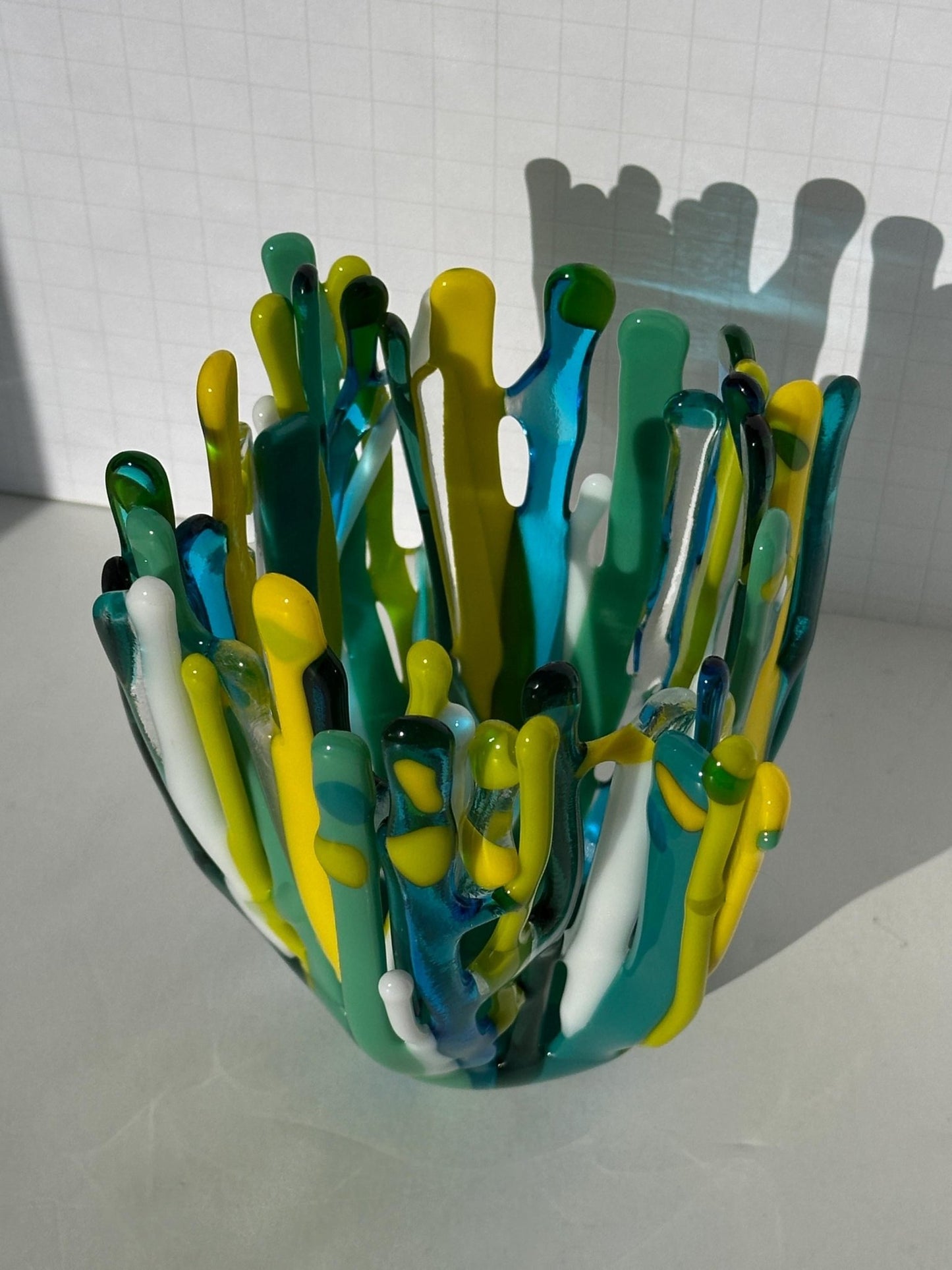 Seagrass Glass Vase - Ann Ivory Studios