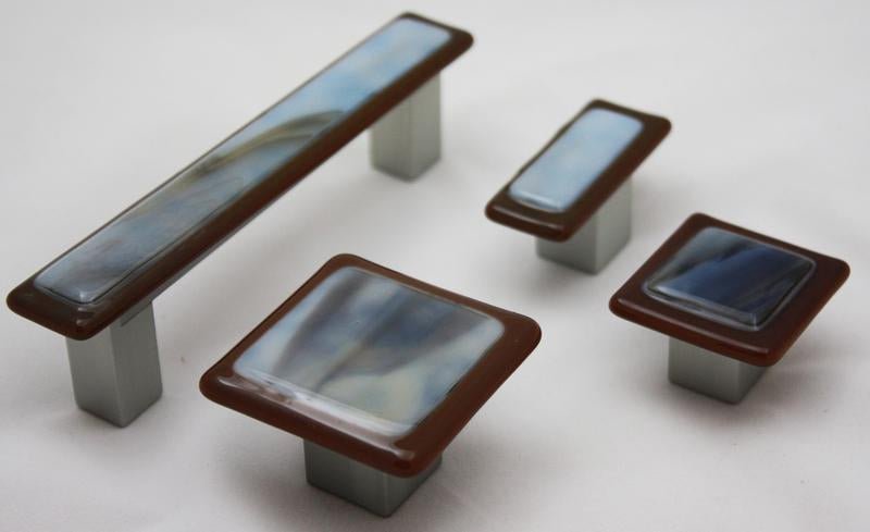 Wildwing - Custom Glass Cabinet Knob - Ann Ivory Studios