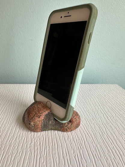 Ann's Favorites - Michigan Natural Stone Phone Holders