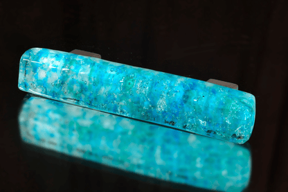 Caribbean Mist - Custom Glass Cabinet Pull - Ann Ivory Studios