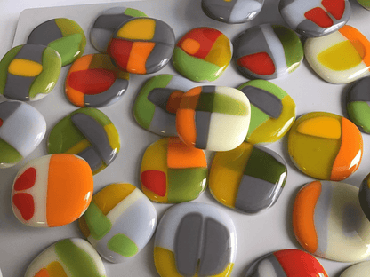 ColorForm ‘S’ - Custom Glass Cabinet Knob - Ann Ivory Studios