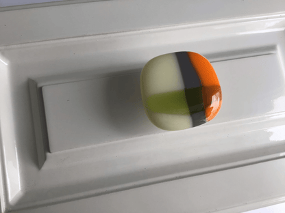 ColorForm ‘S’ - Custom Glass Cabinet Knob - Ann Ivory Studios