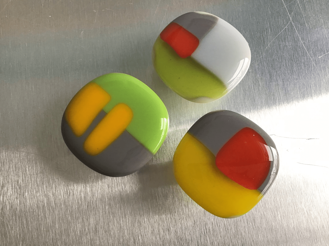 ColorForm ‘S’ - Custom Glass Cabinet Knob - Ann Ivory Studios