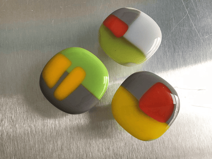 ColorForm ‘S’ - Custom Glass Cabinet Knob - Ann Ivory Studios