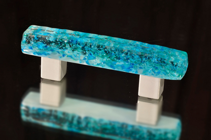 Caribbean Mist - Custom Glass Cabinet Pull