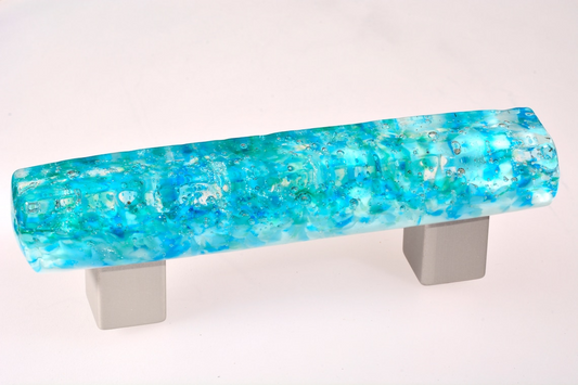 Caribbean Mist - Custom Glass Cabinet Pull