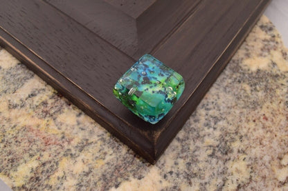 Forest Stream - Custom Glass Cabinet Knob - Ann Ivory Studios