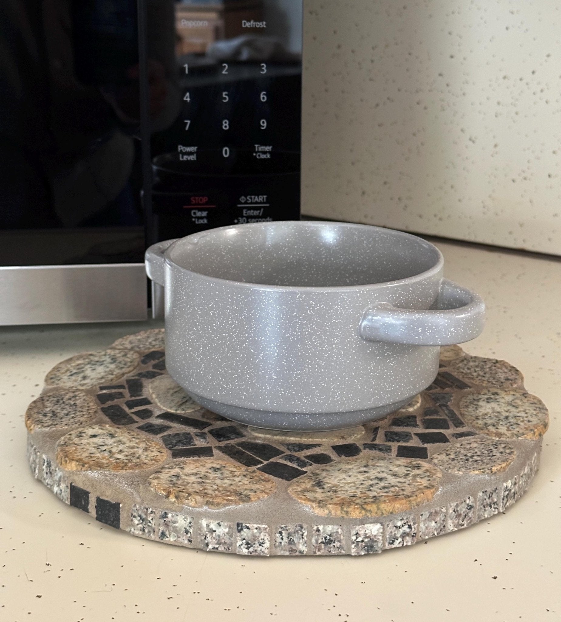 Handcut Natural Stone Mosaic Trivets, Made in USA – Ann Ivory Studios