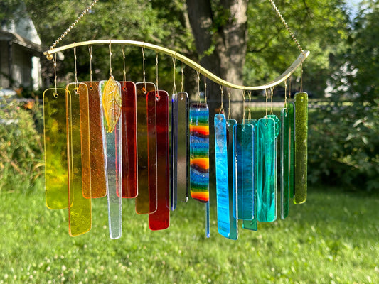 Rainbow River Chimes, high quality, handmade and melodic