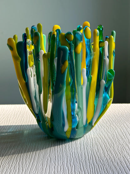 Seagrass Glass Vase