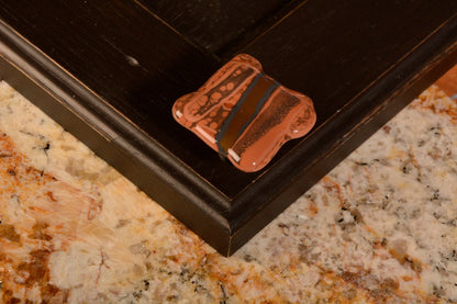 Old Plaid - Melts - Custom Glass Cabinet Hardware - Ann Ivory Studios