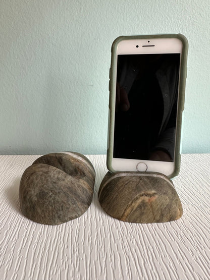 Perfect Pairs - Michigan Natural Stone Phone Holders - Ann Ivory Studios