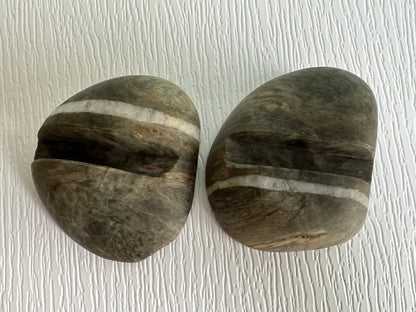 Perfect Pairs - Michigan Natural Stone Phone Holders - Ann Ivory Studios