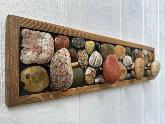 Sliced Lake Stone - Rock Rack - Ann Ivory Studios