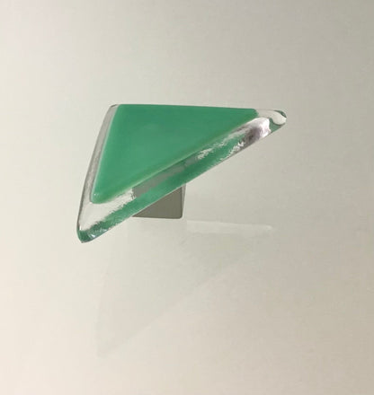 Triangles - Custom Glass Cabinet Knobs - Ann Ivory Studios